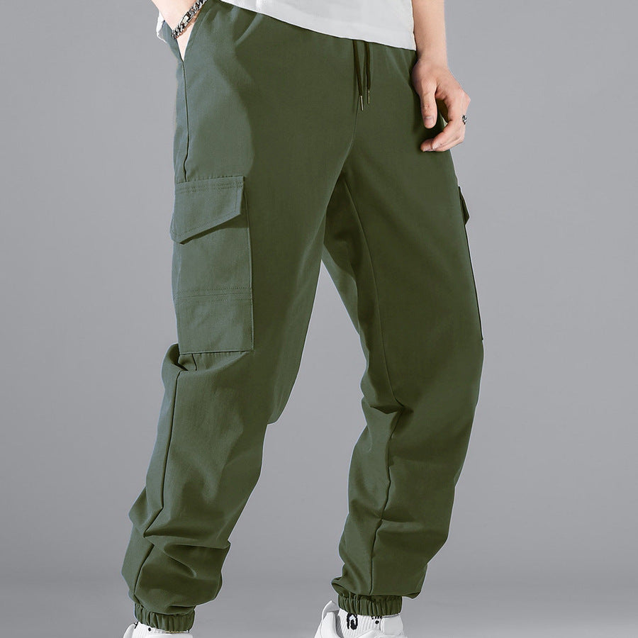 Multi-Pocket Workwear Cargo Pants - ALIZA