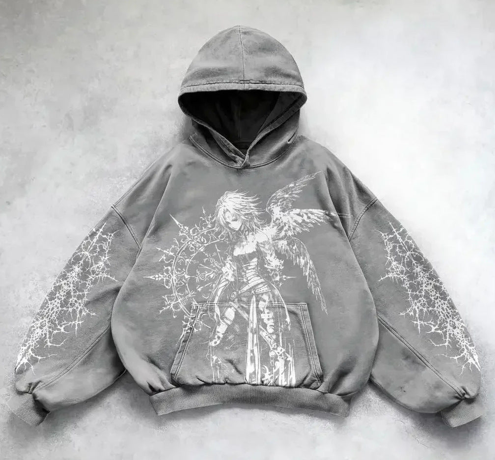 Unisex Motif Hoodie