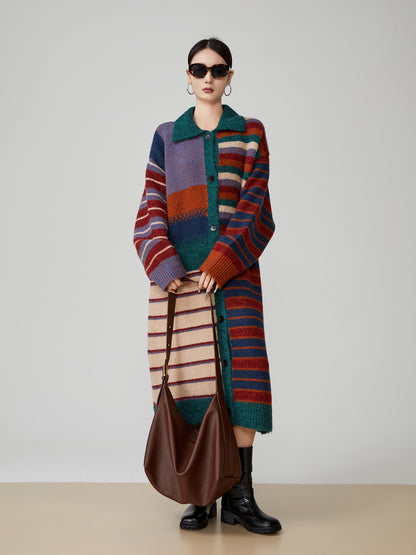 Rayure Rétro Manteau