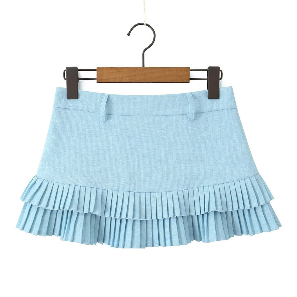 Women's Pleated Mini Skirt