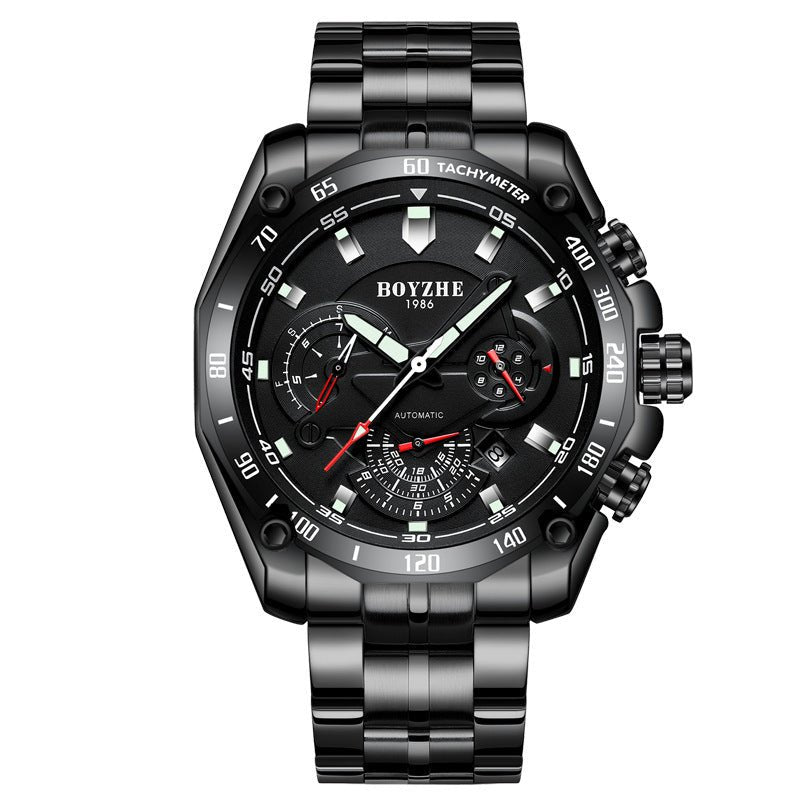 Velasca Steel Luminous Watch - ALIZAVelasca Steel Luminous WatchVelasca Steel Luminous WatchVelasca Steel Luminous WatchmenALIZAALIZAMidnight Black – Full MatteVelasca Steel Luminous Watch