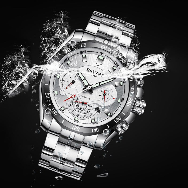 Velasca Steel Luminous Watch - ALIZAVelasca Steel Luminous WatchVelasca Steel Luminous WatchVelasca Steel Luminous WatchmenALIZAALIZAMidnight Black – Full MatteVelasca Steel Luminous Watch