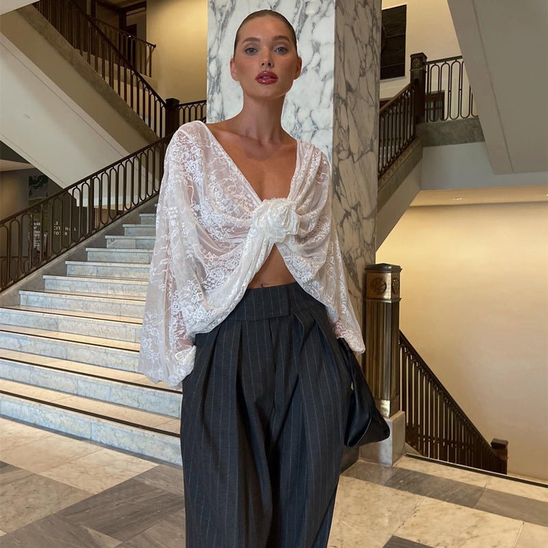 Velasca V - Neck Long - Sleeve Top - ALIZAVelasca V - Neck Long - Sleeve TopVelasca V - Neck Long - Sleeve TopVelasca V - Neck Long - Sleeve TopwomenALIZAALIZAWhiteVelasca V - Neck Long - Sleeve TopL