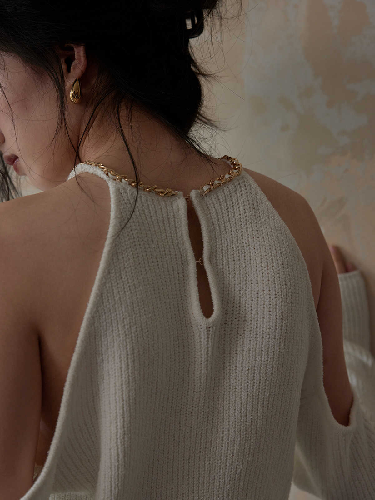 Vionnet Chain Sweater - ALIZAVionnet Chain SweaterVionnet Chain SweaterVionnet Chain SweaterwomenALIZAALIZAWhiteVionnet Chain SweaterM