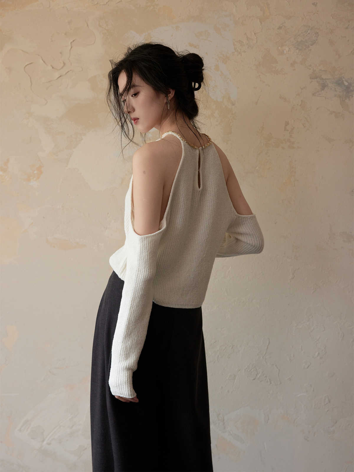 Vionnet Chain Sweater - ALIZAVionnet Chain SweaterVionnet Chain SweaterVionnet Chain SweaterwomenALIZAALIZAWhiteVionnet Chain SweaterM